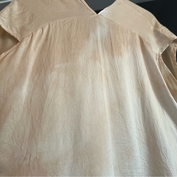 Silk Natalie Busby Pale Pink Blouse | S - Picture 6 of 8